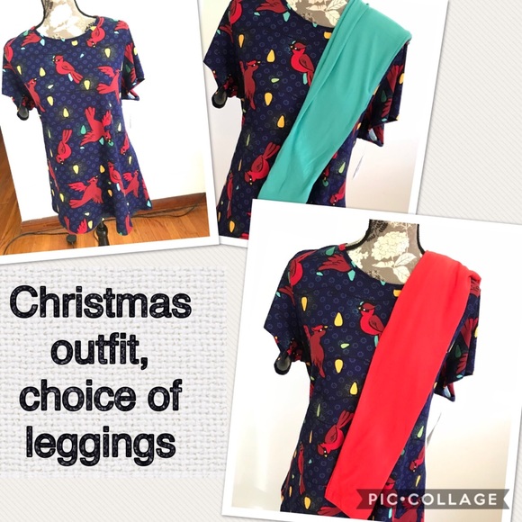 Lularoe Holiday Outfit - Picture 1 of 2